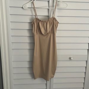 Nude tight dress